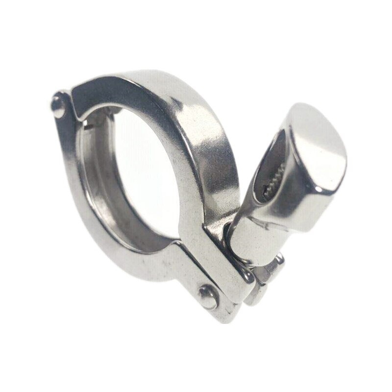 KF10 KF16 KF25 KF40 kF50 304 Stainless Steel Sanitary Tri clamp Vacuum Clamp Pump Flange Fitting Parts With O-ring and Bracket