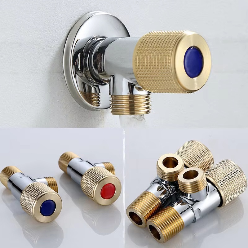 Quick Open Brass Angle Valve 1/2