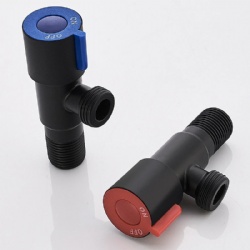 Black Angle Valve for Kitchen Bathroom