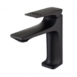 Ceramic Core Single-Handle Bathroom Sink Mixer Tap, Modern Deck Mounted Hot Cold Water Faucet
