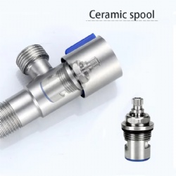 S304 Stainless Steel Angle Stop Valve 1/2