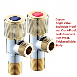 Quick Open Brass Angle Valve 1/2