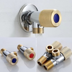 Quick Open Brass Angle Valve 1/2